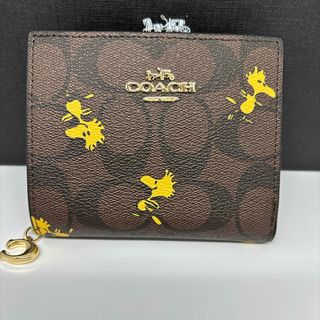 COACH - コーチ×PEANUTS 二つ折り財布　人気　新品