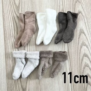 エイチアンドエム(H&M)のH&M ベビー 靴下 5足セット 11cm 16/18(靴下/タイツ)