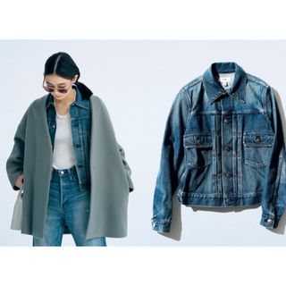 ハイク(HYKE)のHYKE DENIM JACKET TYPE2 Gジャン デニムジャケット(Gジャン/デニムジャケット)