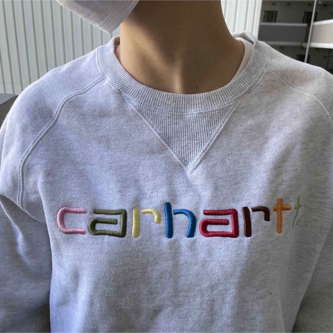 carhartt(カーハート)の海外限定モデル!carhartt カーハート スウェット グレー Mトレーナー メンズのトップス(スウェット)の商品写真