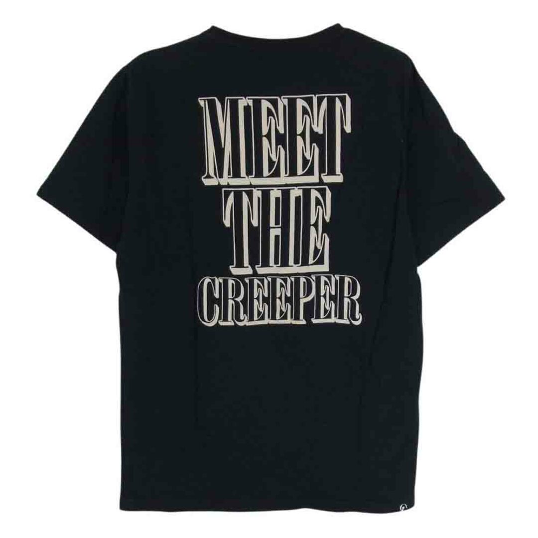 HYSTERIC GLAMOUR(ヒステリックグラマー)のHYSTERIC GLAMOUR ヒステリックグラマー 4CT-5912 ラメ加工 ガール プリント ロゴ 半袖 Tシャツ ブラック系 M【中古】 メンズのトップス(シャツ)の商品写真