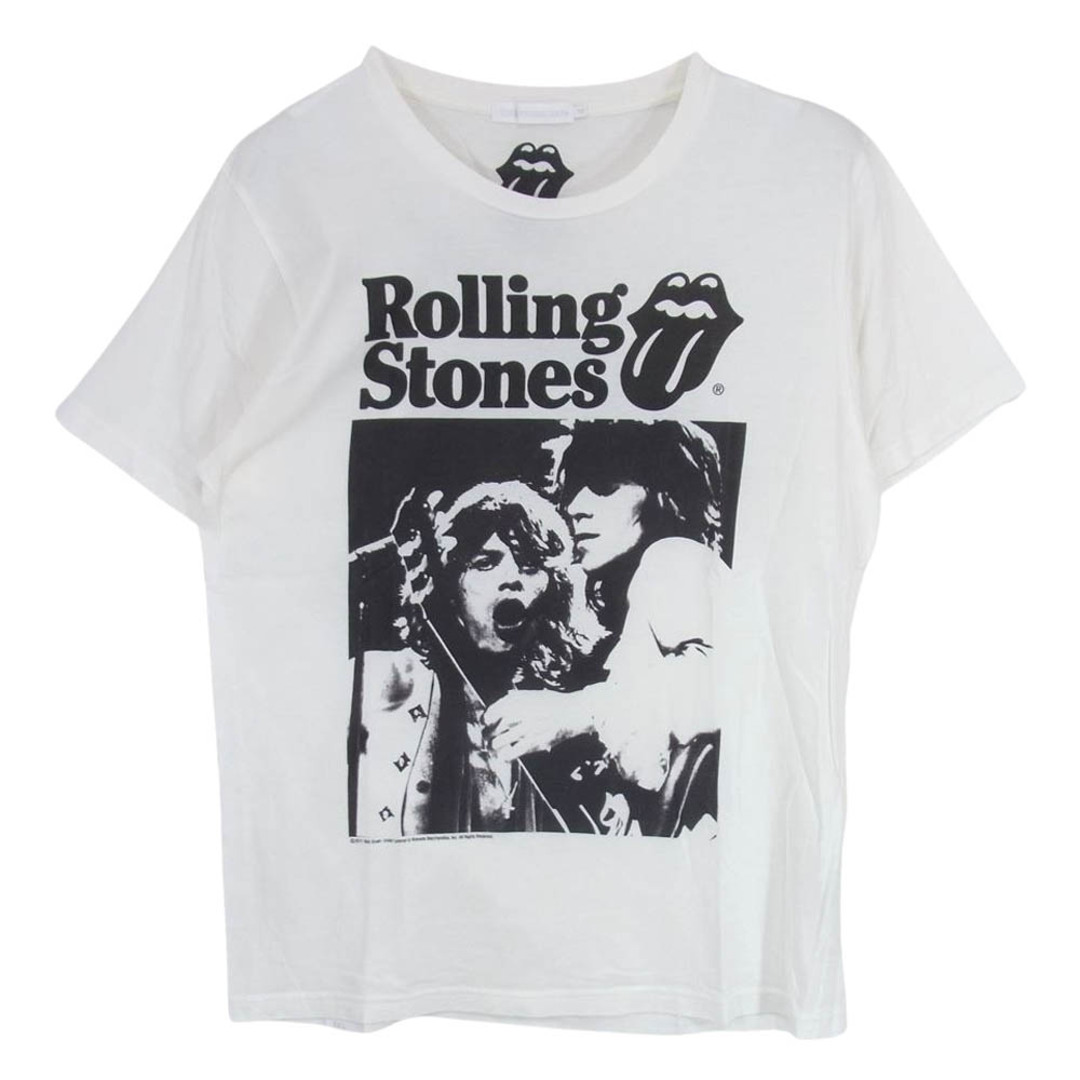 HYSTERIC GLAMOUR(ヒステリックグラマー)のHYSTERIC GLAMOUR ヒステリックグラマー 0614CT01 Rolling Stones ローリングストーンズ プリント 半袖 Tシャツ ホワイト系 M【中古】 メンズのトップス(シャツ)の商品写真