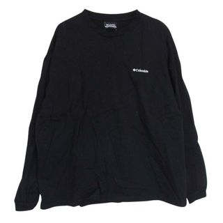 コロンビア(Columbia)のColumbia コロンビア PM0342 チャティー ピーク ロゴ 長袖 Tシャツ ブラック系 L【中古】(Tシャツ/カットソー(半袖/袖なし))