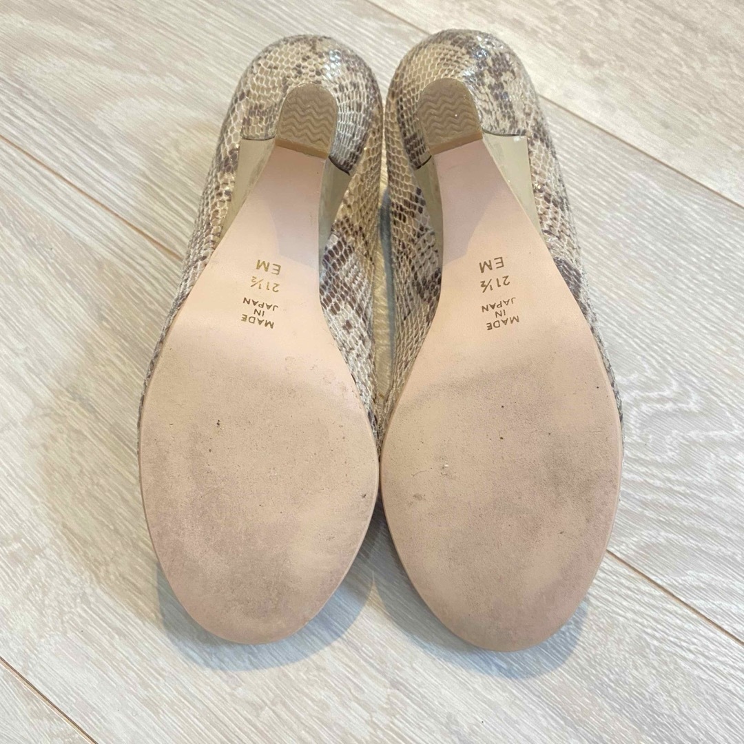 DIANA - 《美品》ダイアナ パイソン柄 パンプス ウェッジソール DIANA - 《美品》ダイアナ パイソン柄 パンプス ウェッジソール