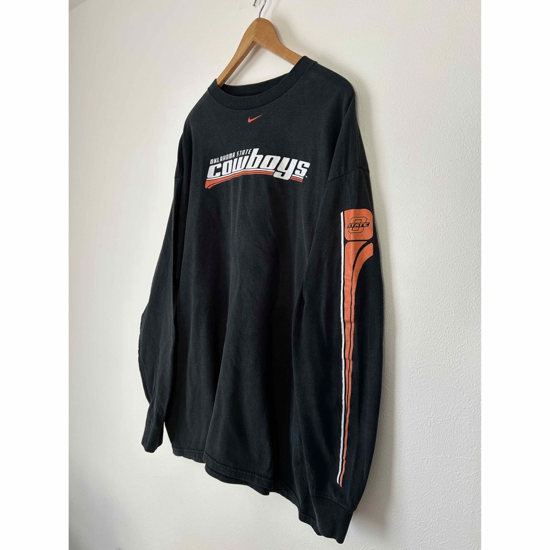 NIKE(ナイキ)のNIKE ナイキ　ロンT カットソー　長袖T カレッジT アメフト　00's古着 メンズのトップス(Tシャツ/カットソー(七分/長袖))の商品写真