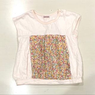 ブランシェス(Branshes)の小花柄ふんわりTシャツ　ブランシェス　サイズ95(Tシャツ/カットソー)