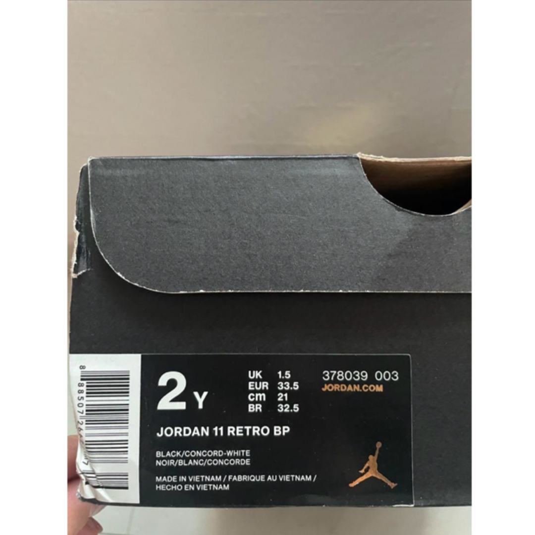 Jordan Brand（NIKE）(ジョーダン)のジョーダン 11 レトロ BP 21㎝ ★新品、未使用★レアレア物 キッズ/ベビー/マタニティのキッズ靴/シューズ(15cm~)(スニーカー)の商品写真