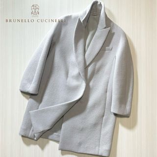 ブルネロクチネリ(BRUNELLO CUCINELLI)のL82★極上カシミヤブレンド ショートコート ブルネロクチネリ(ピーコート)