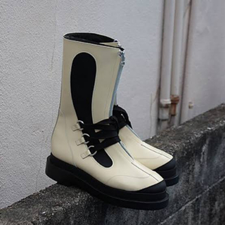 良品✨【YOHJI YAMAMOTO+NOIR】Size4 ブラック ブーツの通販 by noir's