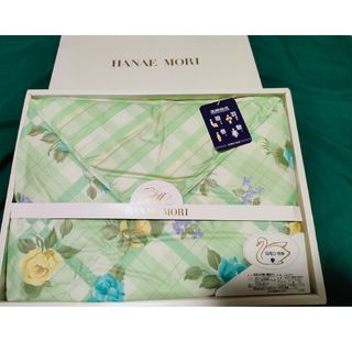 ハナエモリ(HANAE MORI)のモリハナエ HANAE MORI 羽毛ひざ掛 ハーフケット 肩当て ダウンケット(毛布)