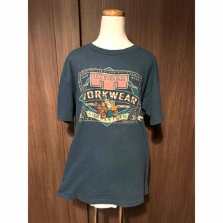 90s Disney USA製 Tigger Workwear  Tシャツ(Tシャツ/カットソー(半袖/袖なし))