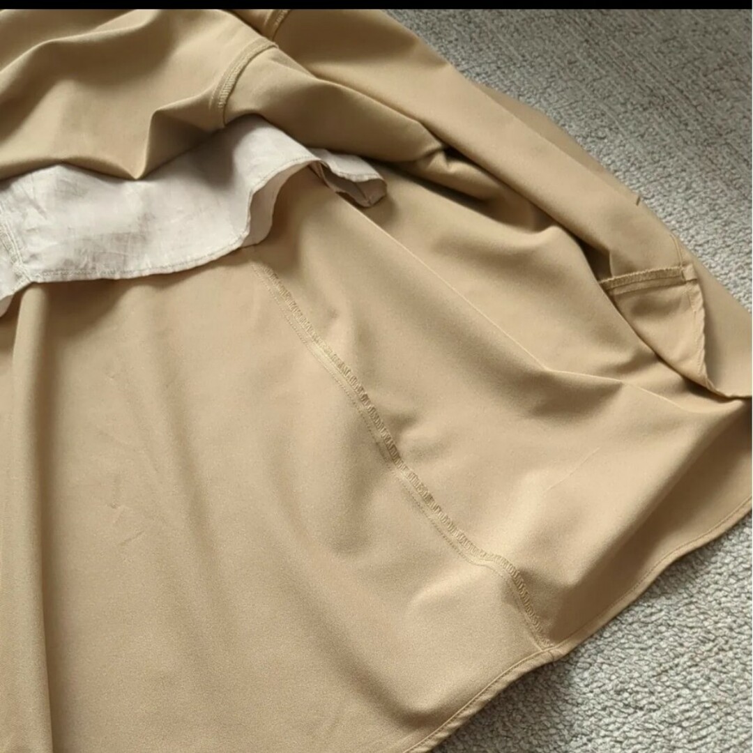 ViS(ヴィス)のМ　38 ロングスカート　ベージュ　Aライン　フレア　VIS　ビス レディースのスカート(ロングスカート)の商品写真