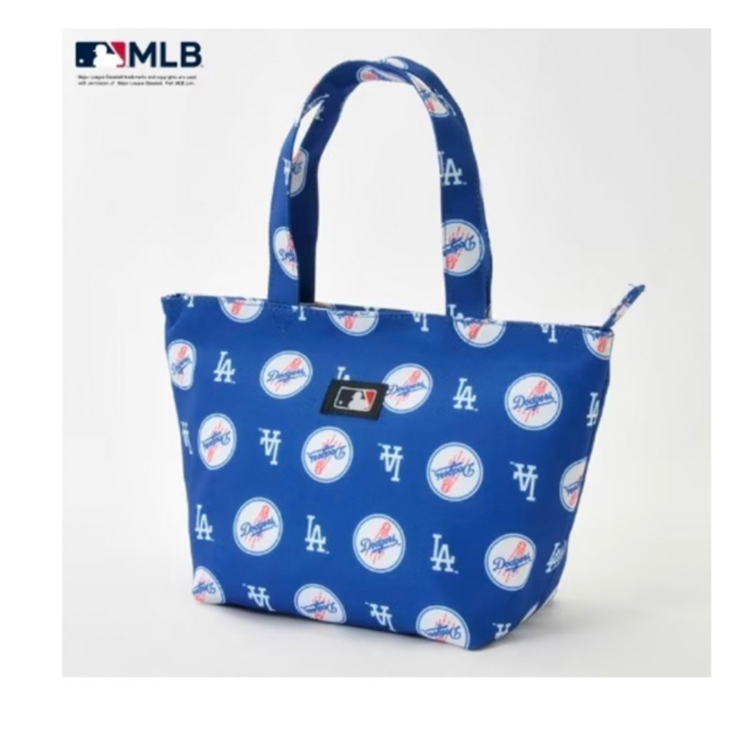 MLB(メジャーリーグベースボール)のロサンゼルス・ドジャース　保冷バック　バッグ　MLB スポーツ/アウトドアの野球(記念品/関連グッズ)の商品写真