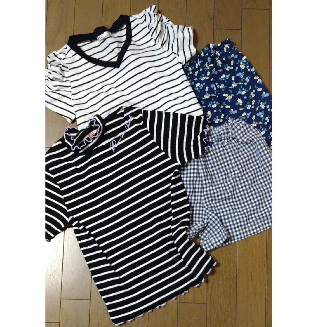 子供　夏服　130/140/150 キッズ/ベビー/マタニティのキッズ服女の子用(90cm~)(Tシャツ/カットソー)の商品写真