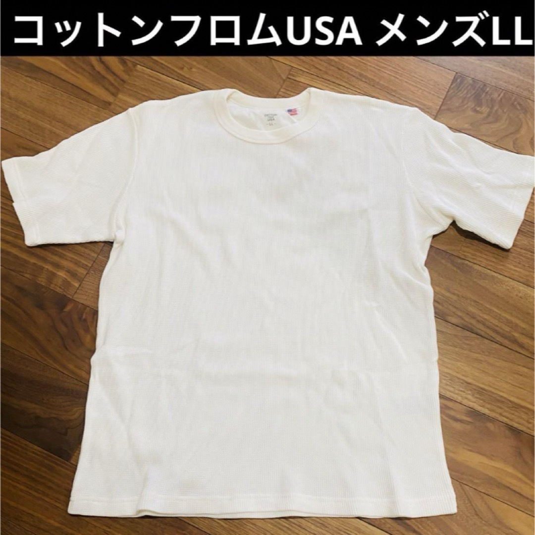 しまむら(シマムラ)のしまむら　コットンフロムUSA メンズ　Ｔシャツ　半袖　LL メンズのトップス(Tシャツ/カットソー(半袖/袖なし))の商品写真