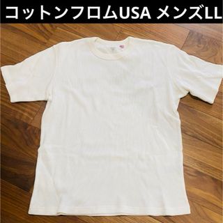 シマムラ(しまむら)のしまむら　コットンフロムUSA メンズ　Ｔシャツ　半袖　LL(Tシャツ/カットソー(半袖/袖なし))