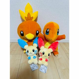 ポケモン - ポケモン　ぬいぐるみ　まとめ売り　アチャモ　ヒトカゲ　プラスル　マイナン