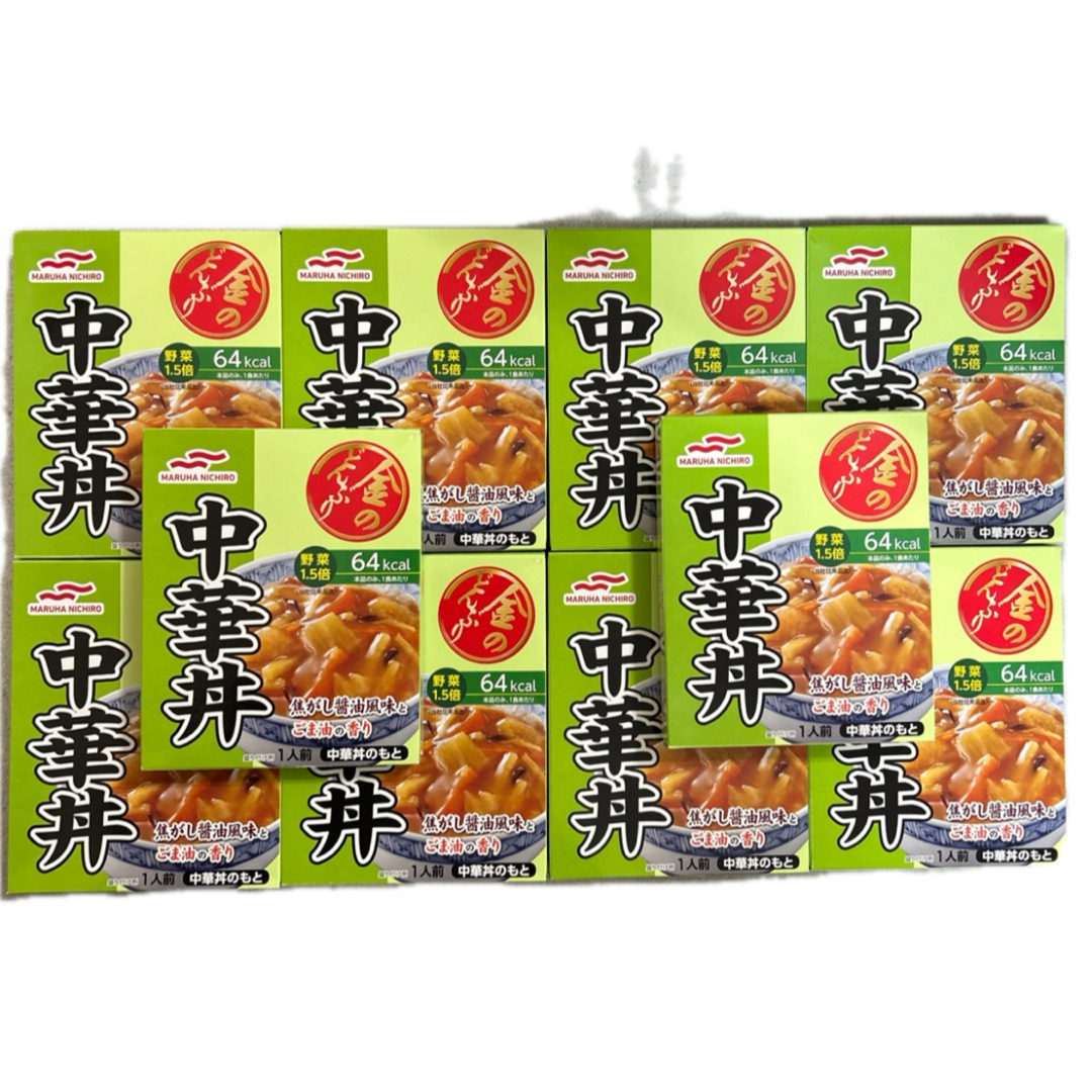 Maruha Nichiro(マルハニチロ)の金のどんぶり まとめ売り 中華丼×10個 マルハニチロ　レトルト食品 食品/飲料/酒の加工食品(レトルト食品)の商品写真