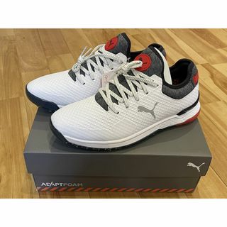 プーマ(PUMA)のプロアダプト ゴルフシューズ 27.0cm スパイクレス ホワイト/ネイビー(シューズ)