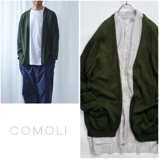 COMOLI コモリ コットン ニット カーディガン2016SS ユニセックス