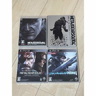 プレイステーション3(PlayStation3)の［ PS3 ］ メタルギアソリッド 4枚セット(家庭用ゲームソフト)