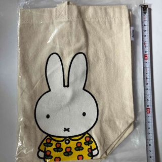 ミッフィー(miffy)の新品未使用 ミッフィー ディックブルーナ キャンバス生地のトートバッグ うさこ(トートバッグ)