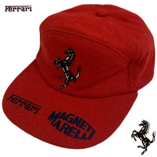 フェラーリ(Ferrari)のVINTAGE ヴィンテージ Ferrari フェラーリ 刺繍 CAP キャップ(キャップ)