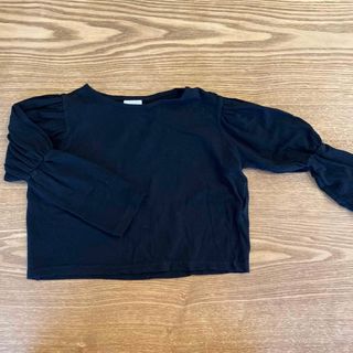 ザラキッズ(ZARA KIDS)のザラキッズ　カットソー　黒　116(Tシャツ/カットソー)