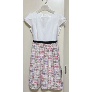 トッコクローゼット(TOCCO closet)の♡tocco closet♡フラワー♡ボーダー♡ワンピース♡ピンク(ひざ丈ワンピース)