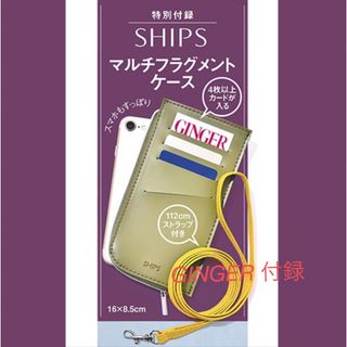 SHIPS - ジンジャー 付録 シップス  マルチフラグメントケース