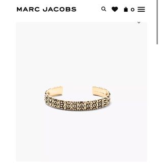 マークジェイコブス(MARC JACOBS)のモノグラム マーク ジェイコブス エングレイヴド バングル　marcjacobs(ブレスレット/バングル)