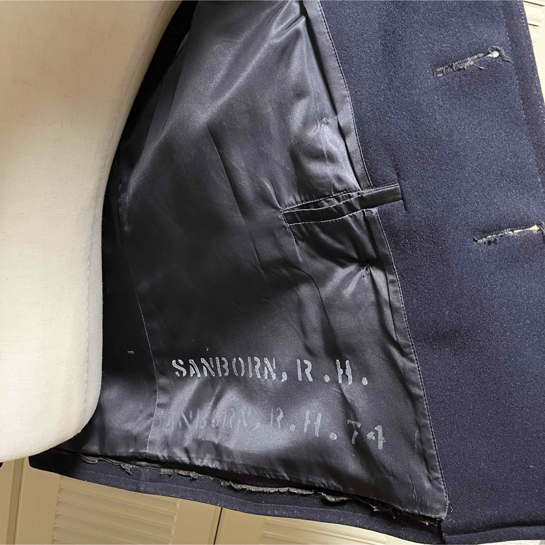 usnavy 40s Pコート 10ボタン デッドストック メンズのジャケット/アウター(ピーコート)の商品写真