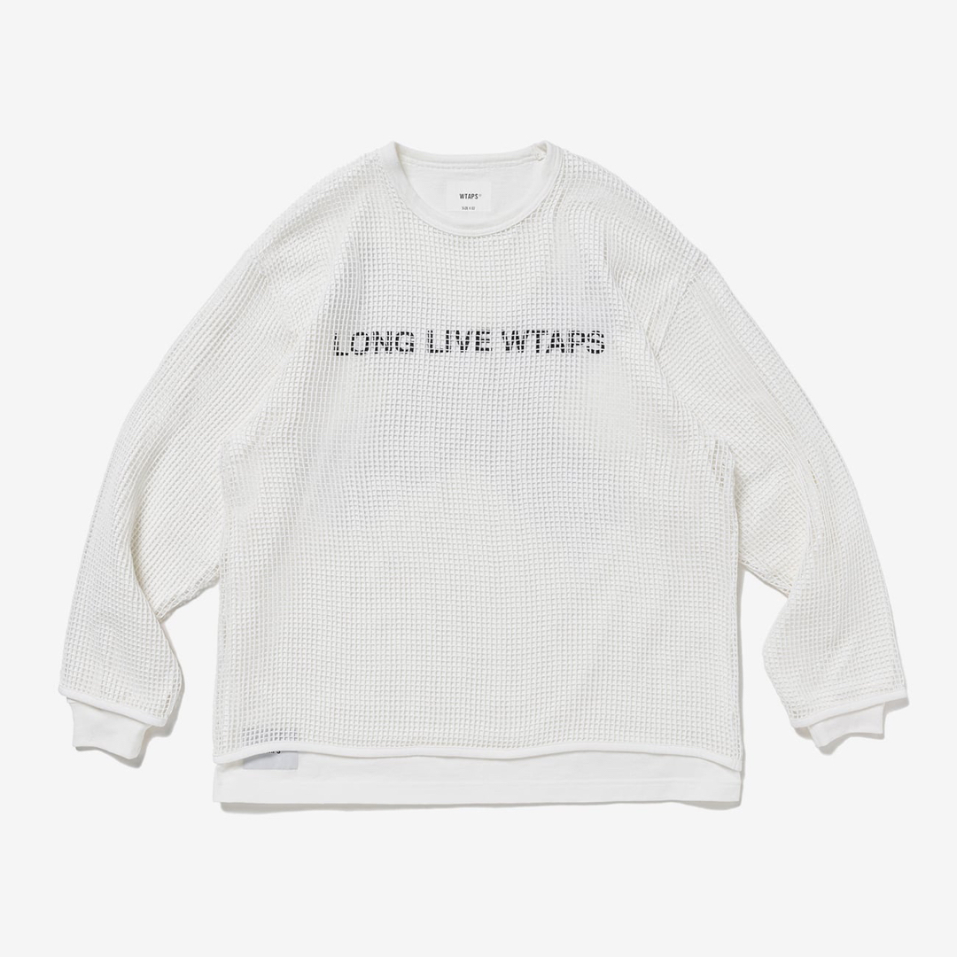 W)taps(ダブルタップス)の新品Wtaps Ghill LS Cotton. Llw  White XL メンズのトップス(Tシャツ/カットソー(七分/長袖))の商品写真