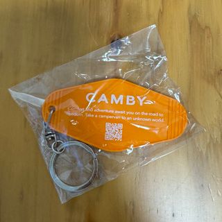 CAMBY キーホルダー オレンジ 新品未使用(キーホルダー)