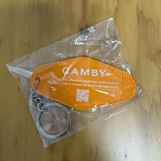 CAMBY キーホルダー オレンジ 新品未使用(キーホルダー)