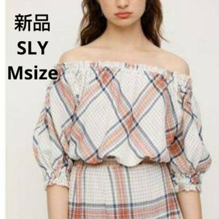 スライ(SLY)の新品☆SLY プルオーバー Mサイズ(ベアトップ/チューブトップ)