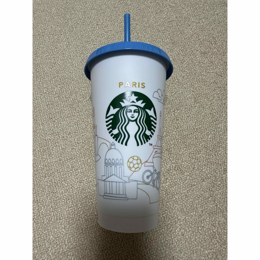 Starbucks(スターバックス)のスターバックス　リユーザブルカップ　フランス　パリ　パリオリンピック　限定 インテリア/住まい/日用品のキッチン/食器(タンブラー)の商品写真