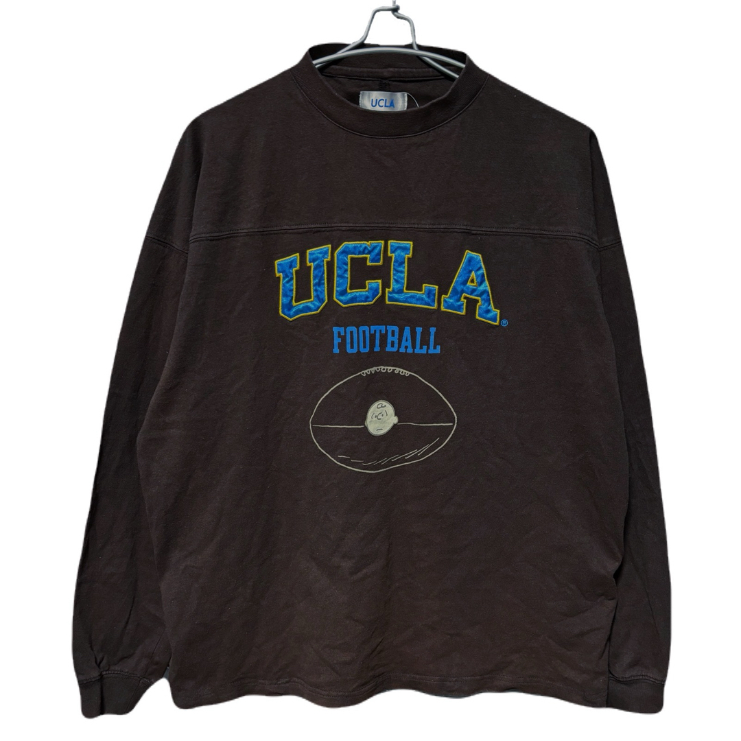 FREAK'S STORE(フリークスストア)のフリークスストア UCLA✕スヌーピー ロンT 刺繍ワッペン デカロゴ ゆるだぼ メンズのトップス(Tシャツ/カットソー(七分/長袖))の商品写真