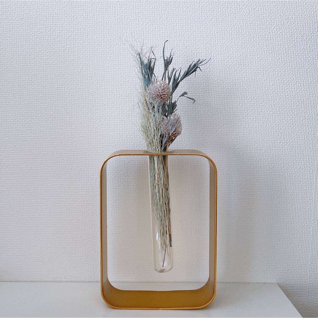 フラワーベース+ドライフラワー インテリア/住まい/日用品のインテリア小物(花瓶)の商品写真