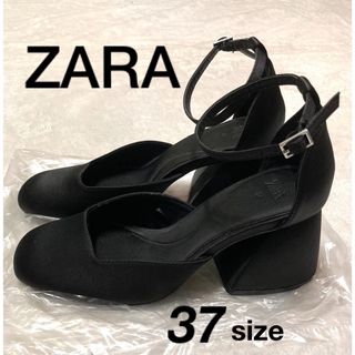 ザラ(ZARA)のZARA ブロックヒールパンプス 37サイズ（23.5〜24.0） (ハイヒール/パンプス)