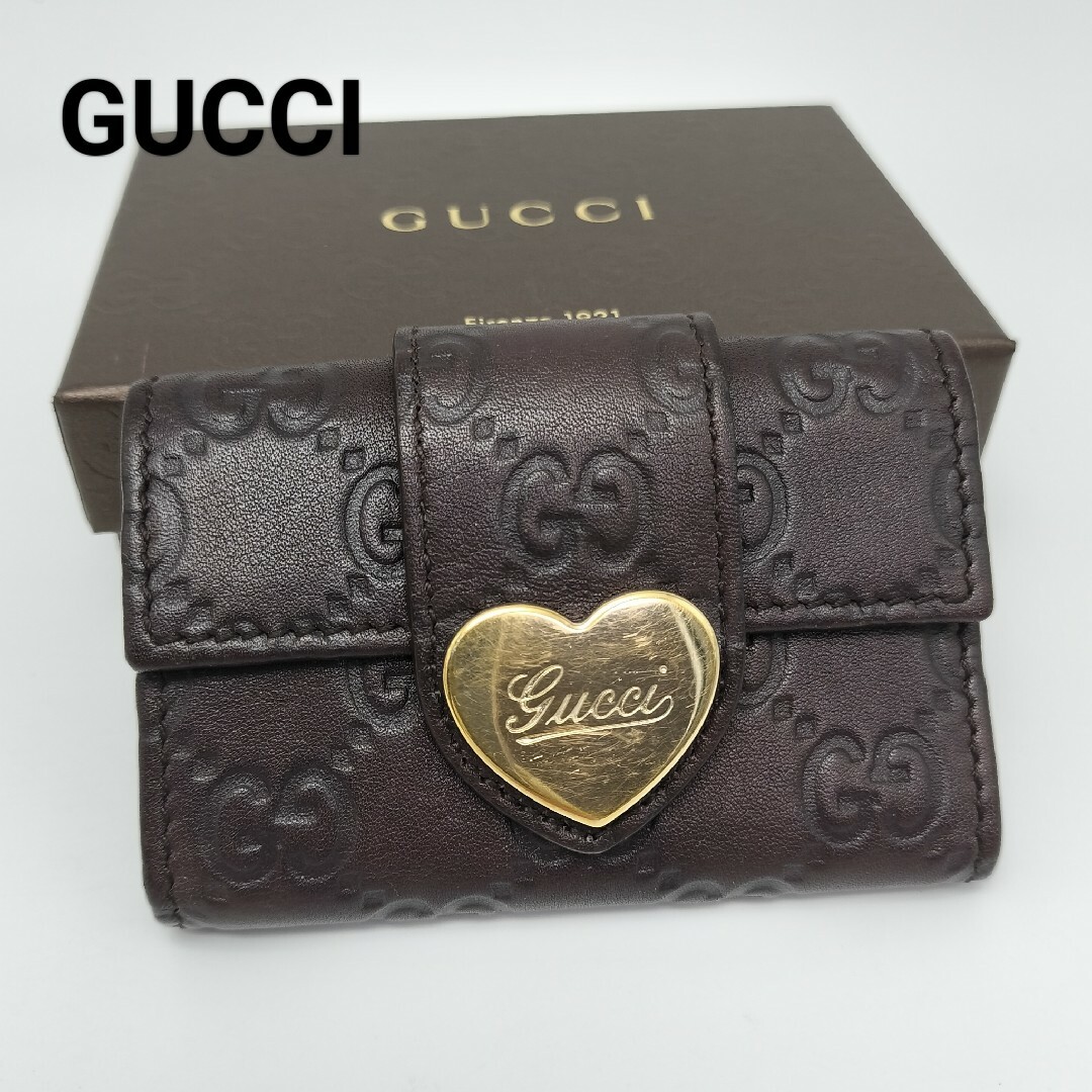 Gucci(グッチ)の未使用に近い✨グッチ　キーケース　シマレザー レディースのファッション小物(キーケース)の商品写真