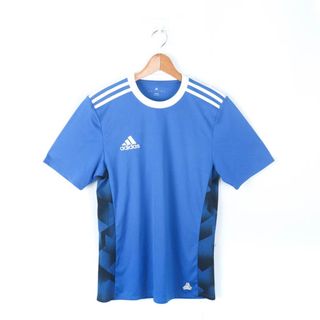 アディダス(adidas)のアディダス 半袖Tシャツ 肩ライン スポーツウエア クライマライト メンズ Mサイズ ブルー adidas(Tシャツ/カットソー(半袖/袖なし))