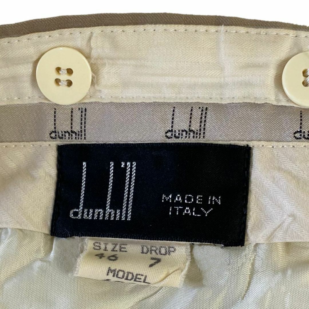 Dunhill(ダンヒル)の送無■程度良好【ダンヒル】パンツ スラックス イタリア製 春夏秋 ベージュ 46 メンズのパンツ(スラックス)の商品写真