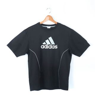 アディダス(adidas)のアディダス 半袖Tシャツ ロゴT スポーツウエア クライマライト メンズ Lサイズ ブラック×ホワイト adidas(Tシャツ/カットソー(半袖/袖なし))