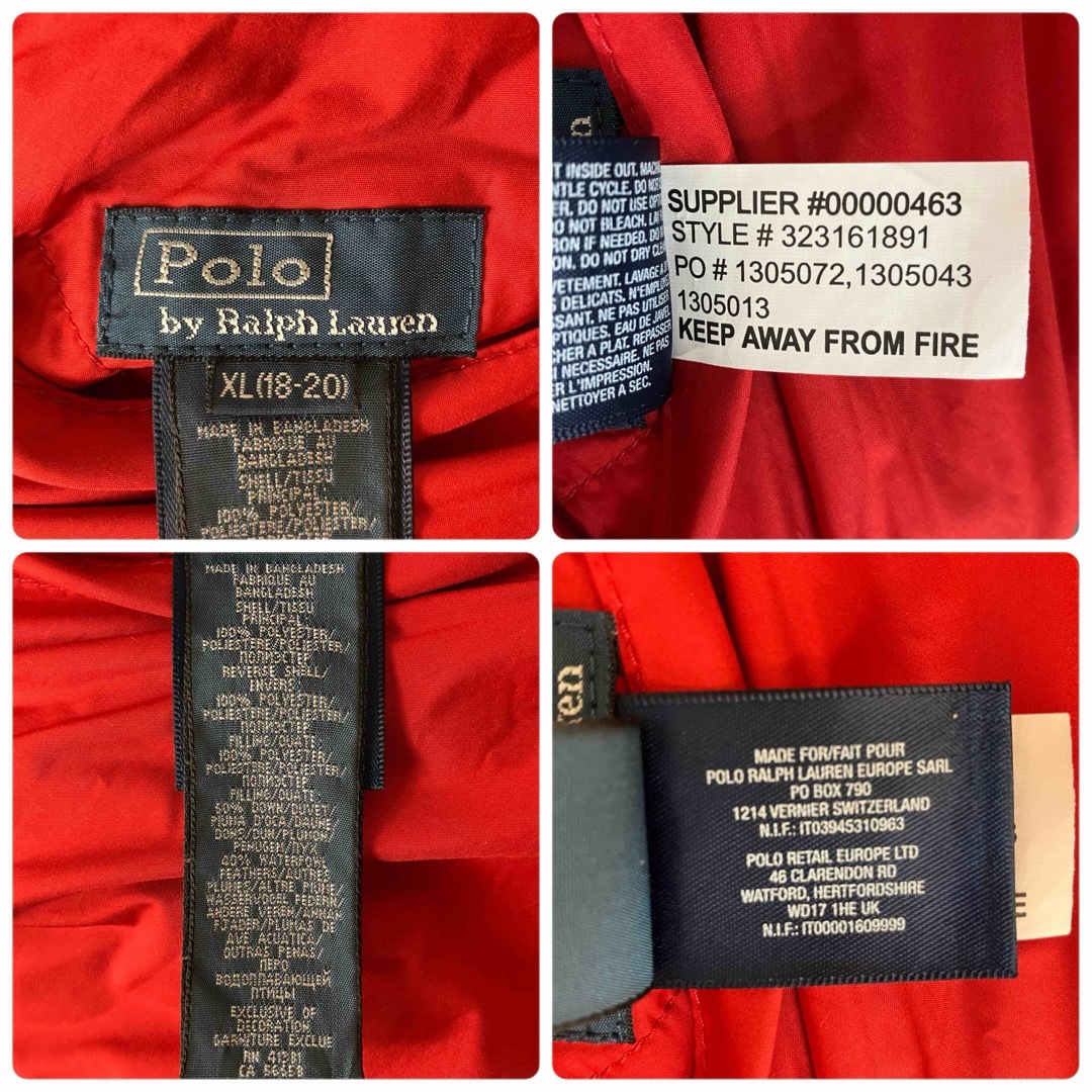 POLO RALPH LAUREN(ポロラルフローレン)のポロラルフローレン リバーシブル ロゴタグ ワンポイント刺繍ロゴ ダウンベスト メンズのジャケット/アウター(ダウンベスト)の商品写真