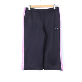 ナイキ(NIKE)のナイキ クロップドパンツ ハーフパンツ ドライフィット スポーツウエア 大きいサイズ レディース XLサイズ 紺×紫 NIKE(クロップドパンツ)