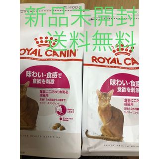 ロイヤルカナン(ROYAL CANIN)のロイヤルカナン セイバー エクシジェント400g 2セット　800g 新品未使用(ペットフード)