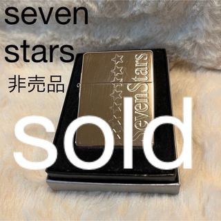 ジッポー(ZIPPO)の【セブンスター】【seven stars】Zippo 燻し1935モデル　非売品(タバコグッズ)