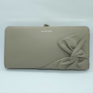 ジルスチュアート(JILLSTUART)のグレー ジルスチュアート ガマ口 長財布 スパイラル 新品 JILLSTUART(財布)