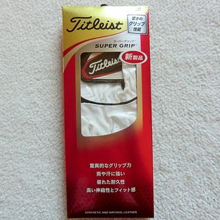 タイトリスト(Titleist)のタイトリスト スーパーグリップ ゴルフグローブ ホワイト 26サイズ(その他)